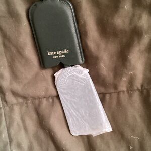 Kate Spade Green Key Holder with Logo